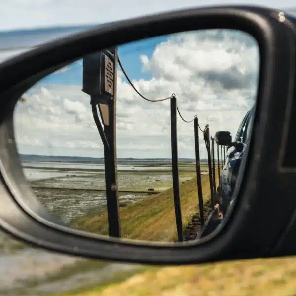 Überfahrt mit dem Autozug nach Sylt über den Hindenburg Damm