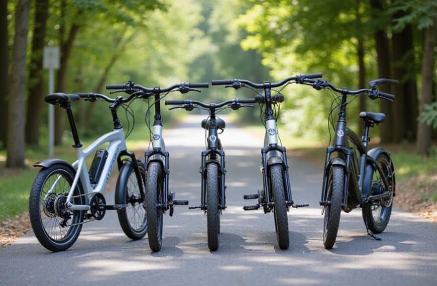 Fünf getestete E-Bike-Modelle mit niedrigem Einstieg