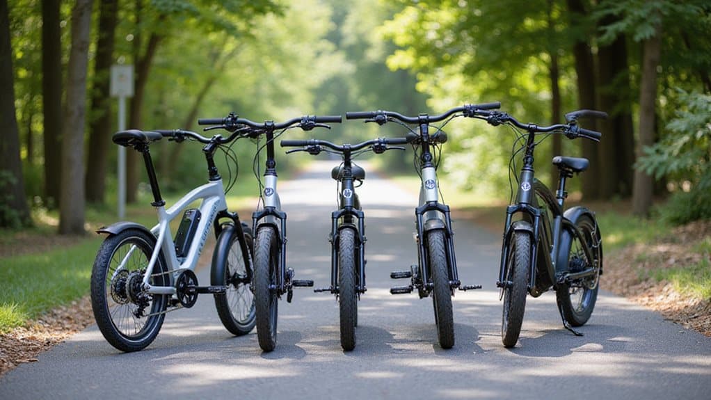 Fünf getestete E-Bike-Modelle mit niedrigem Einstieg