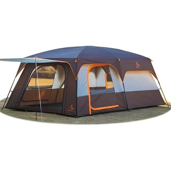 10 beste Campingzelte, die jedes Wetter überstehen, dem du begegnest 8 KTT Extra Großes 12 Personen Familienzelt