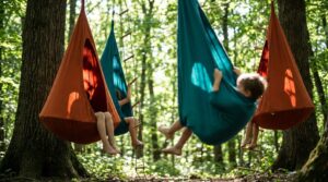 Hängehöhlen ein Kinderparadies