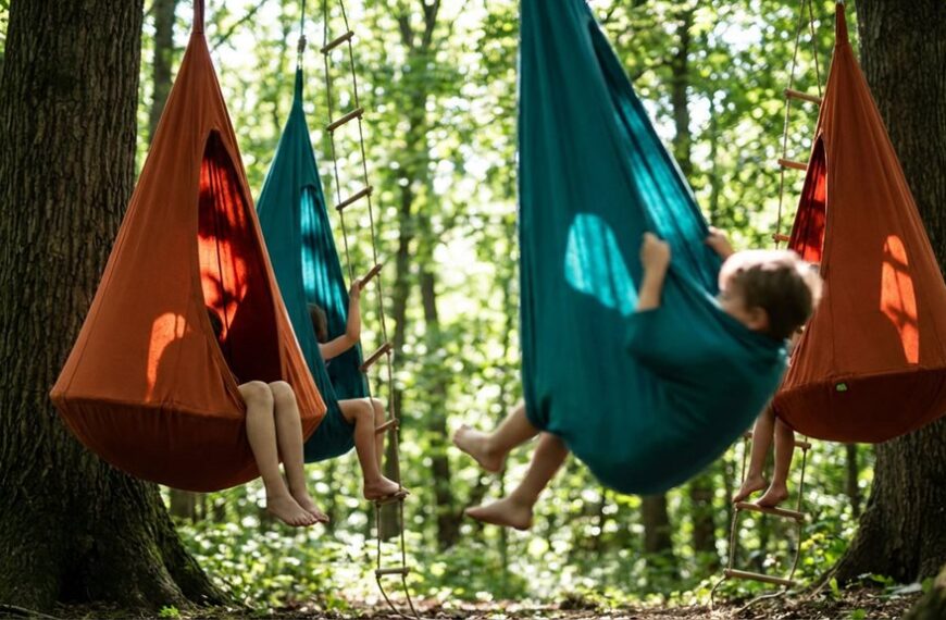 Hängehöhlen ein Kinderparadies