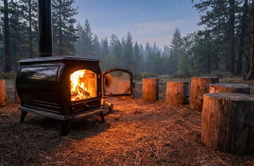 MTW OFFICE 61 perfekter Holzofen für draußen