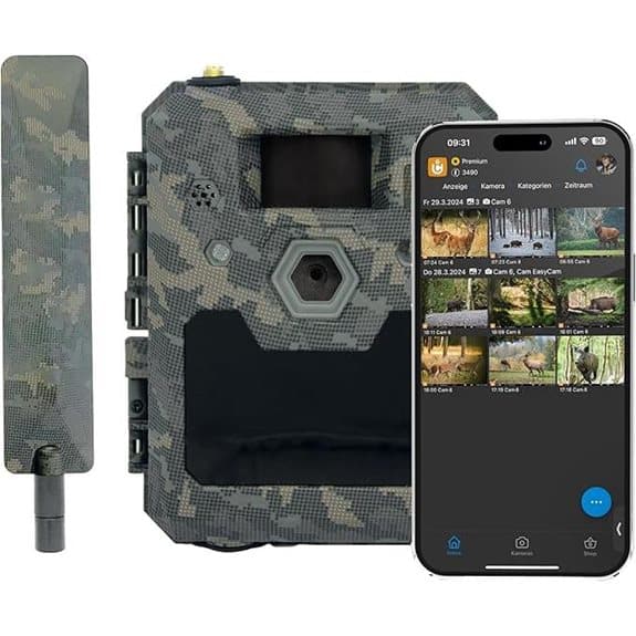 7 Beste Fotofallen für den Garten, die Einbrecher abschrecken 3 ICU CLOM Cam 6 4G Wildkamera mit Nachtsicht